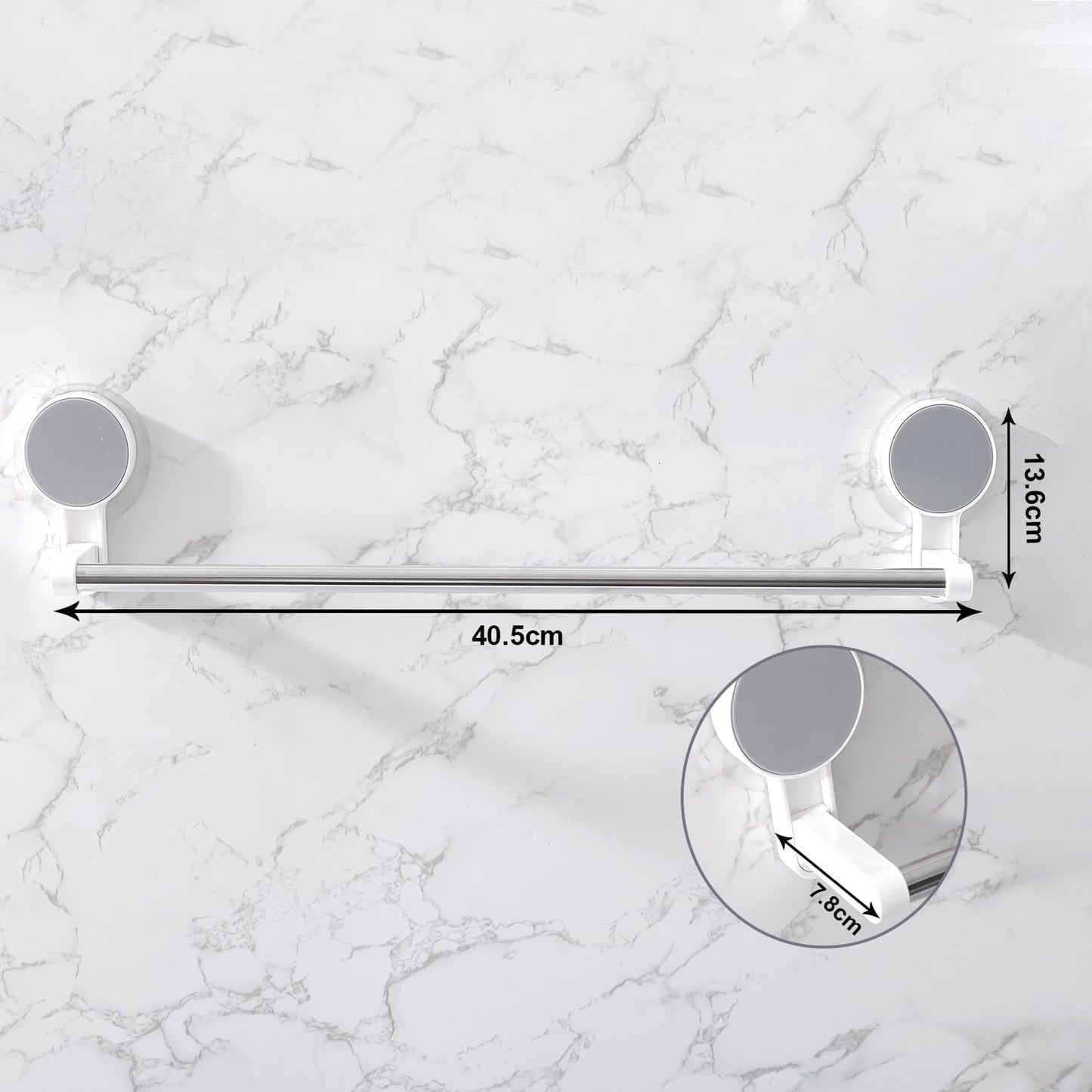 Wall Mounted Self Adhesive Magic Sticker Towel Holder