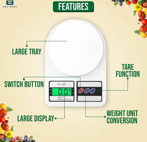 Digital kitchen weight scale