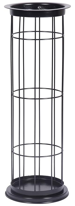 Metal broom stand