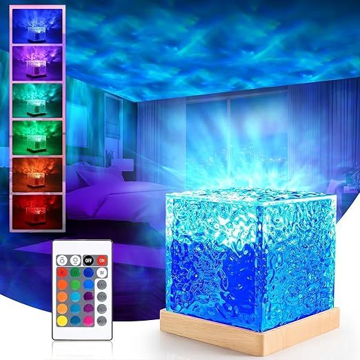 3D Ocean wave lamp (Aurora glow )