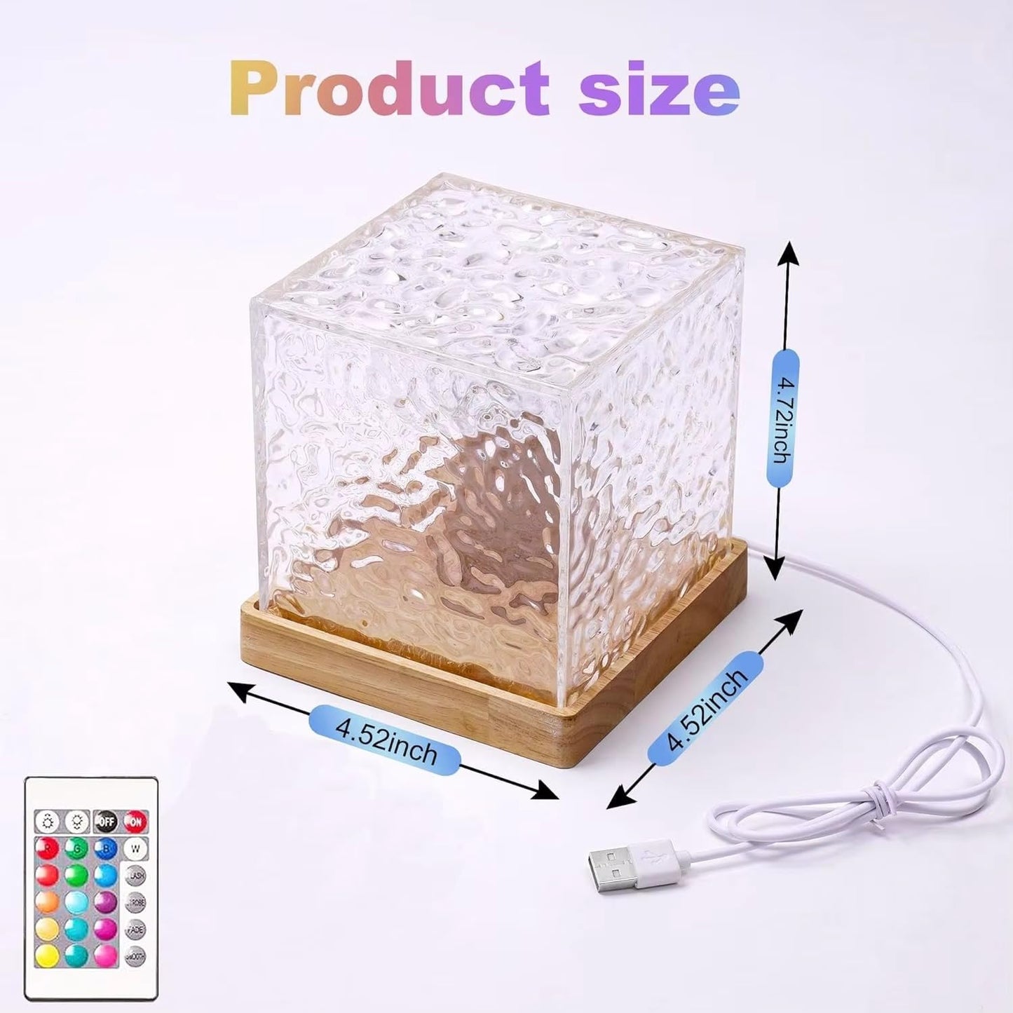 3D Ocean wave lamp (Aurora glow )