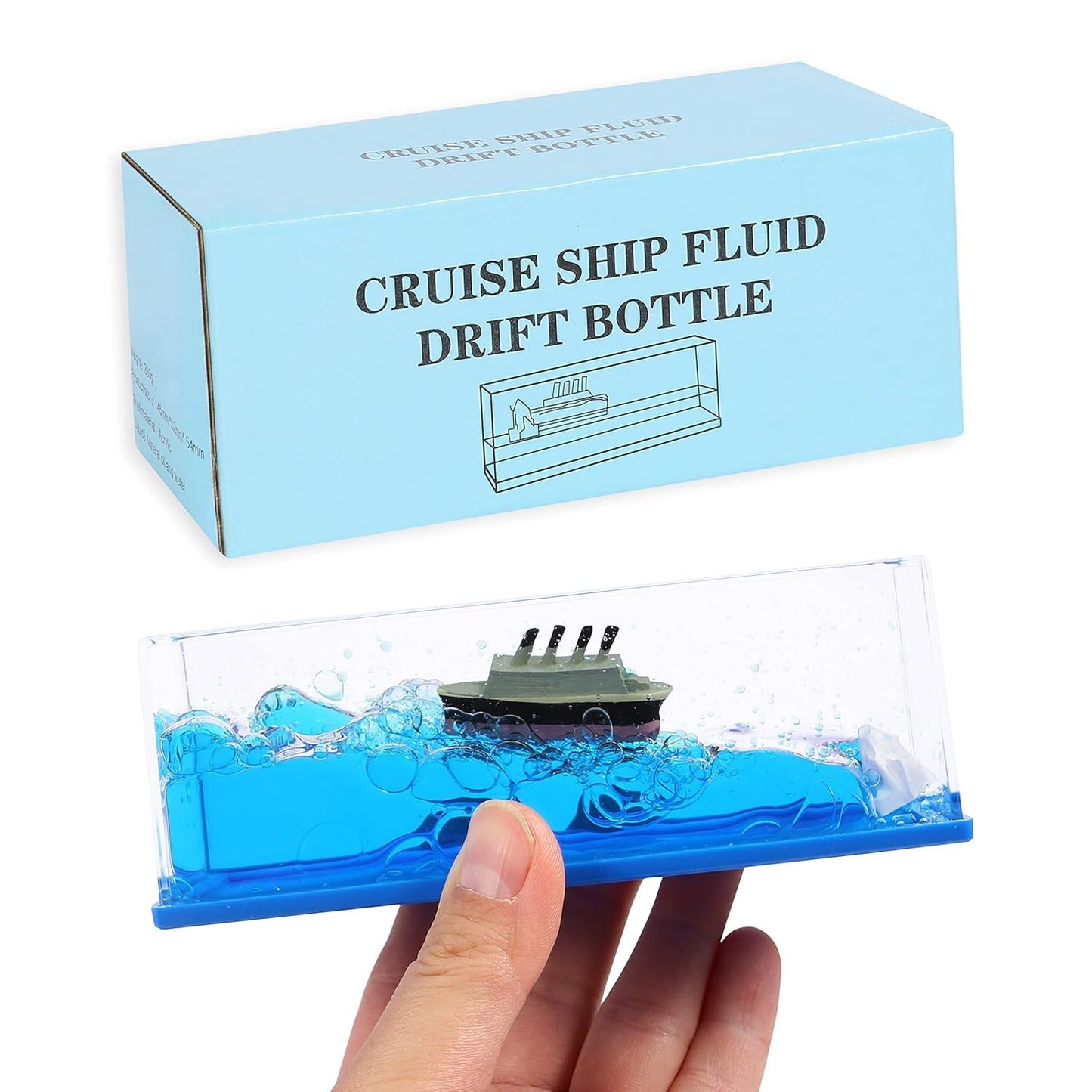Moving Titanic Liquid Wave ship