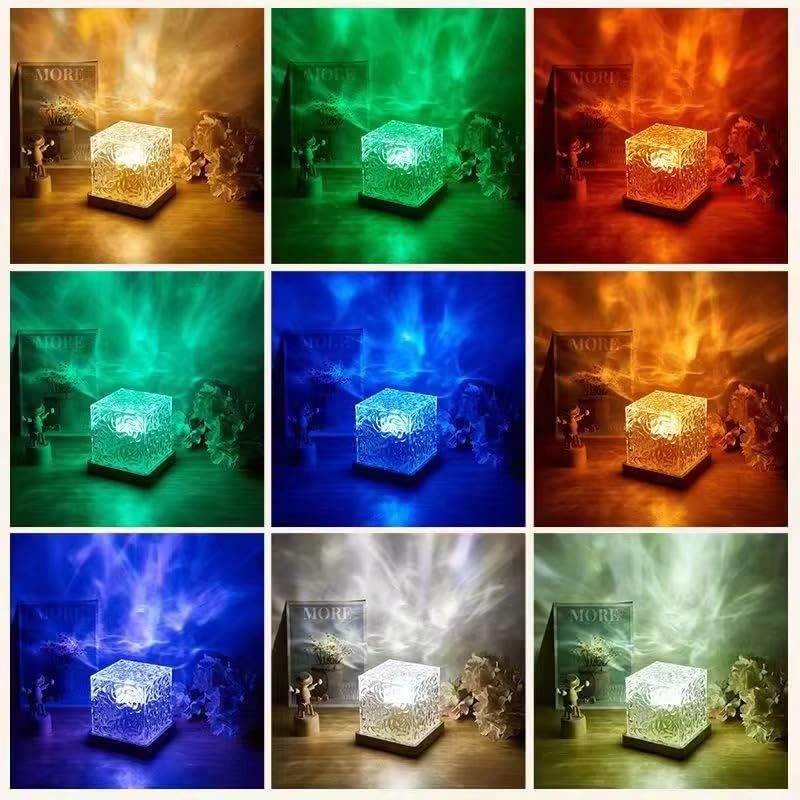 3D Ocean wave lamp (Aurora glow )