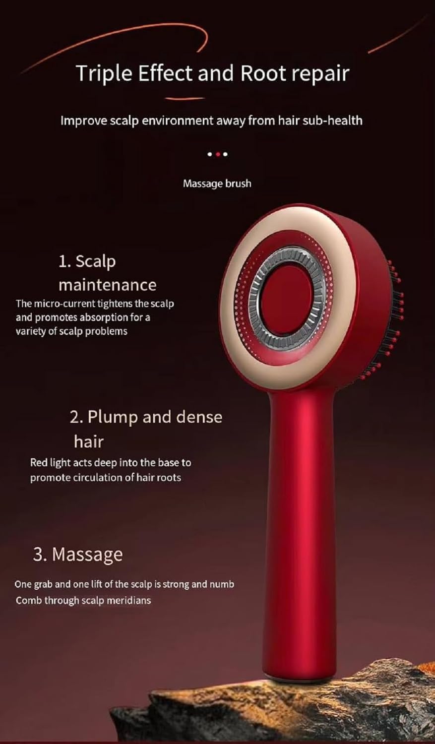 Head Scalp Electric Massager Comb Scalp
