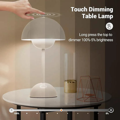 Mushroom table lamp