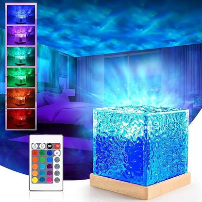 3D Ocean wave lamp (Aurora glow )
